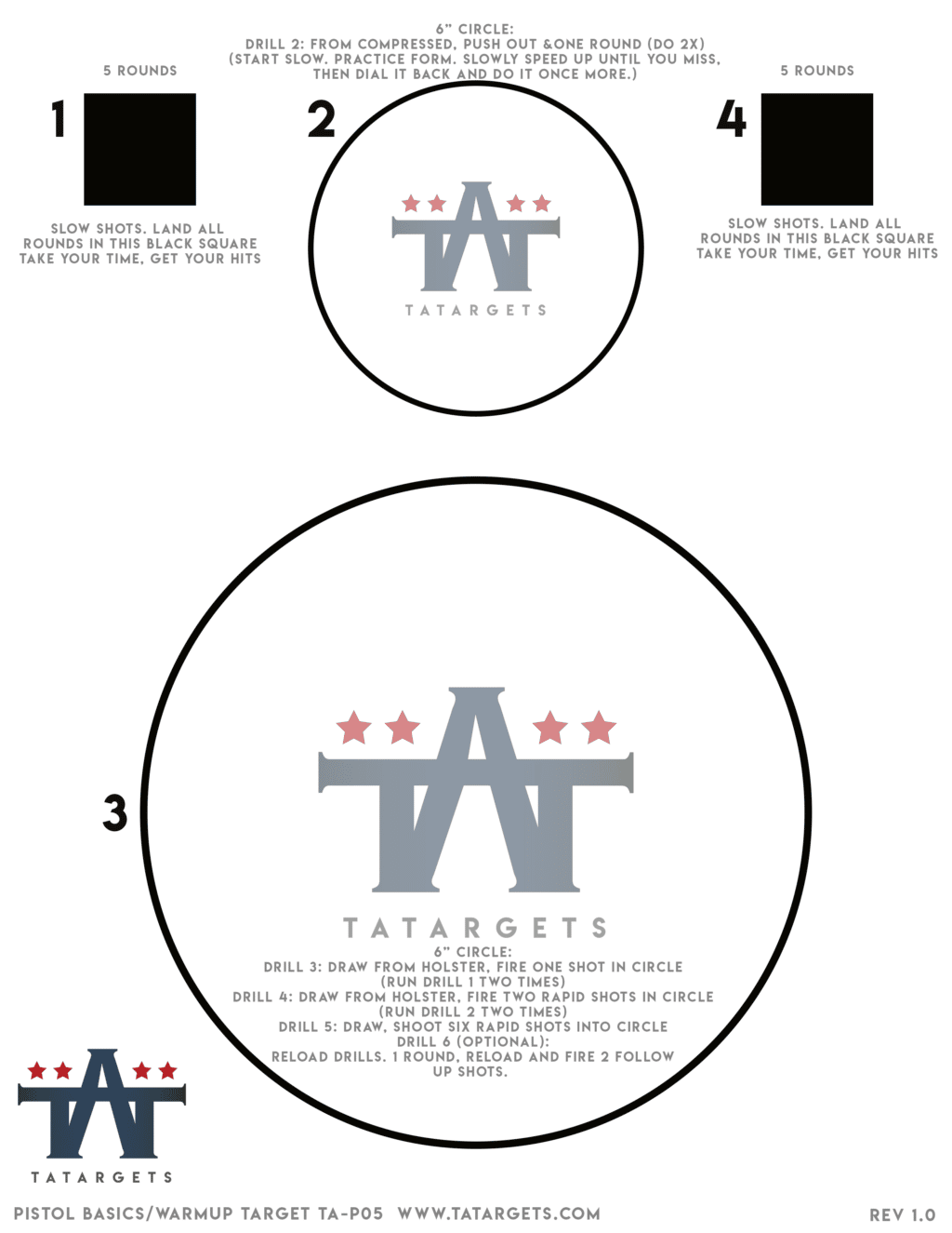 Five Drills To Help You Shoot Pistols Better - TA Targets